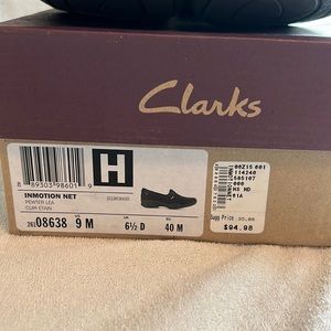 Clarks In Motion Net Slip on 9 M Pewter.